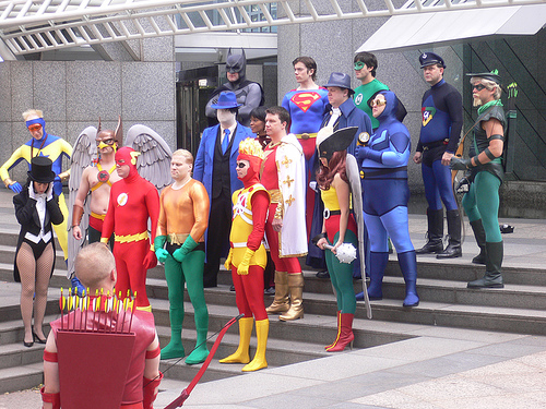 Flash Cosplayers at Dragon Con Speed Force