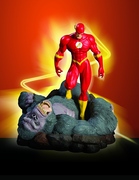 Flash vs. Grodd Mini-Statue