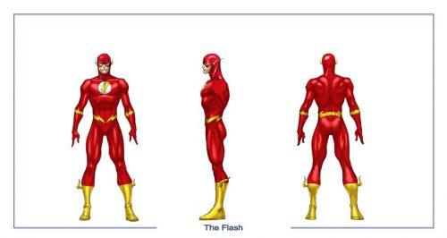 Flash design for DC Universe Online