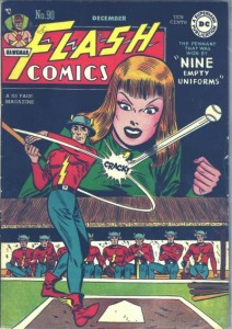 [Cover: Flash Comics #90: Nine Empty Uniforms]