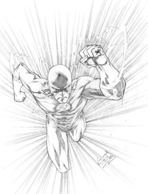 Francis Manapul Sketches the Flash