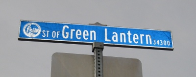 Sign: Street of the Green Lantern