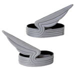 Winged pant clips.