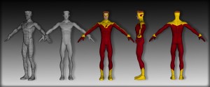 kid flash concept art