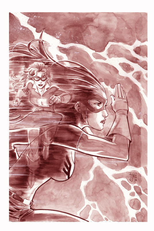 Jesse Quick Variant Cover Francis Manapul Original