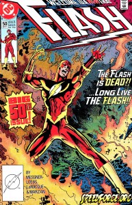 Flash v2 #50 featuring Flash's new belt.