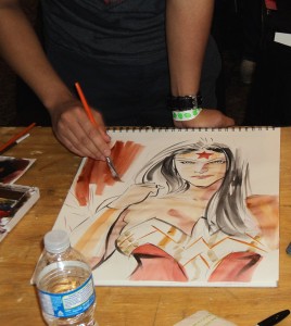 Wonder Woman in progress, by Francis Manapul