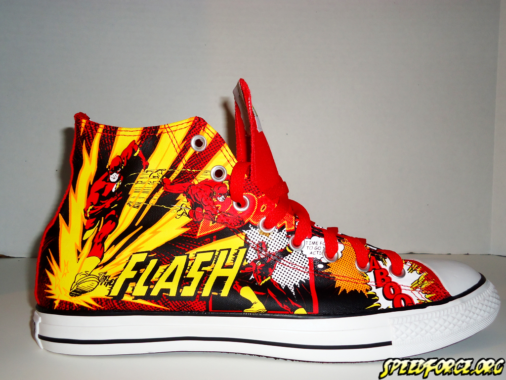 dc comics flash shoes