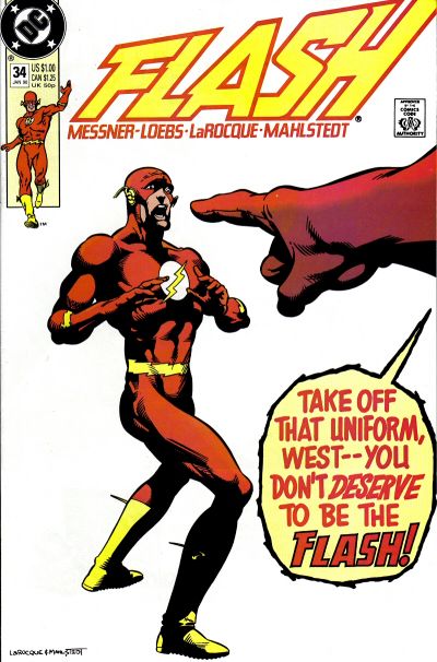 Flash #34: Take off that uniform, West -- You don't deserve to be the Flash!