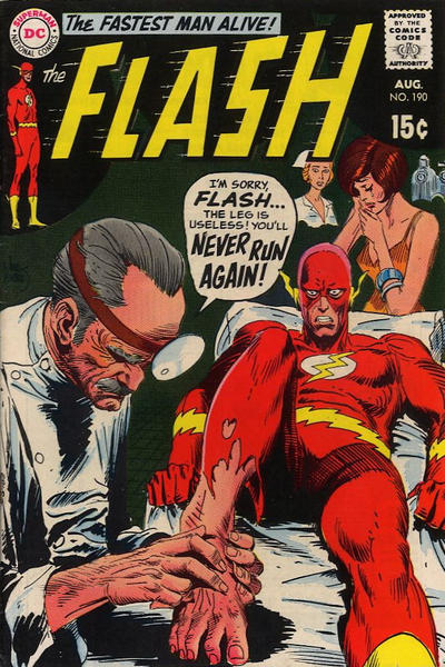 Flash #190 cover by Joe Kubert