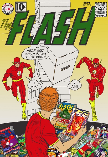 Flash of Two Worlds featuring Earth-1 and New 52 Barry Allen by Xum Yukinori. Help me! Which Flash is best?