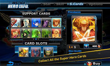 Justice League: Earth's Final Defense - Support Cards