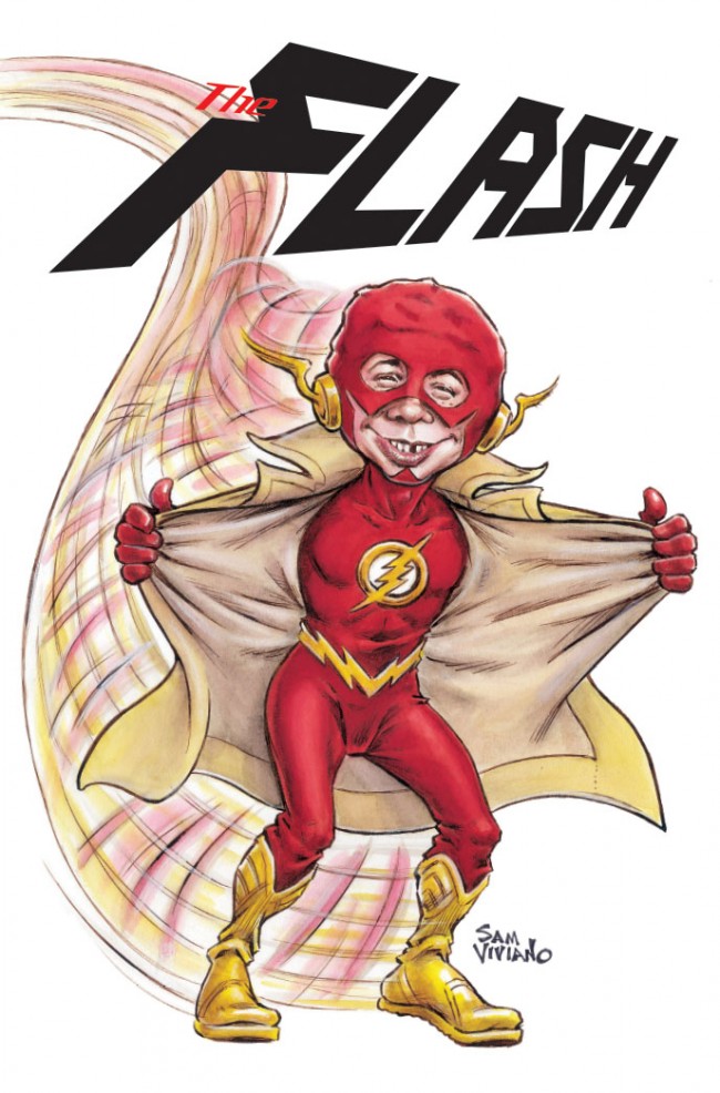 MAD Flash #19 Variant Cover by Sam Viviano