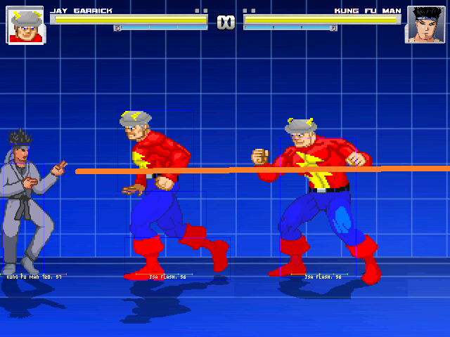 MUGEN: Jay Garrick vs Kung Fu Man