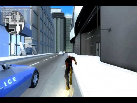 Flash video game: running