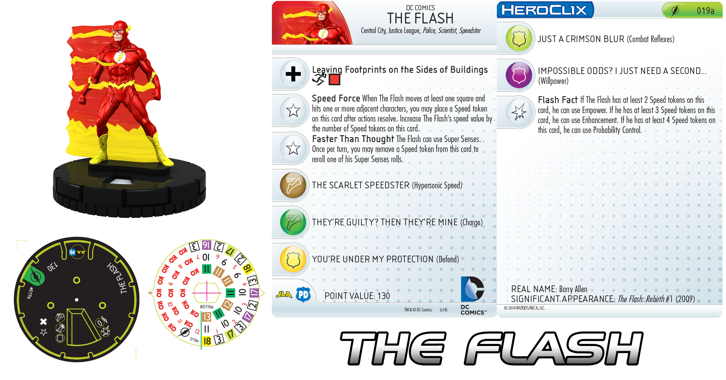 Heroclix The Flash # 019 A The Flash 