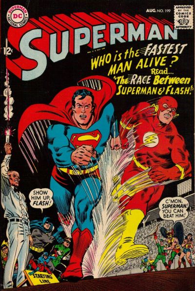 Superman #199 - Race with The Flash