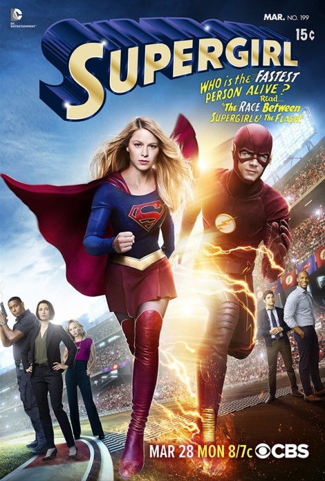 Supergirl / Flash Crossover Poster: Worlds Finest