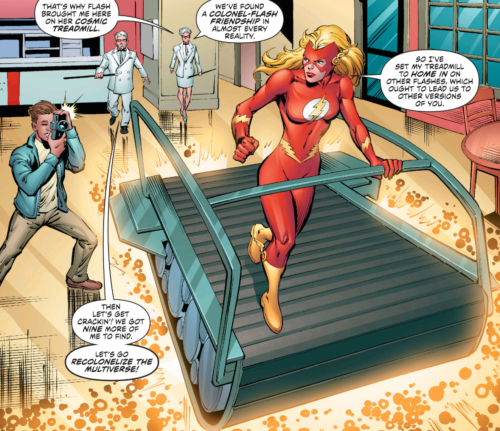 KFC Flash of Earth 11 and the Cosmic Treadmill